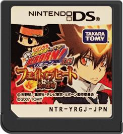 Cartridge artwork for Katekyoo Hitman Reborn! Ds - Fate Of Heat 2 - Unmei No Futari on the Nintendo DS.