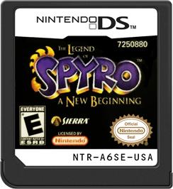 Cartridge artwork for Legend Of Spyro - A New Beginning, The on the Nintendo DS.