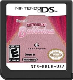 Cartridge artwork for Let's Play Ballerina on the Nintendo DS.