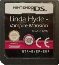 Cartridge artwork for Linda Hyde - Vampire Mansion on the Nintendo DS.
