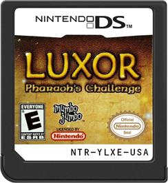 Cartridge artwork for Luxor Pharaoh's Challenge on the Nintendo DS.