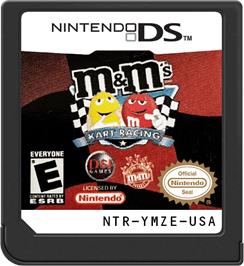 Cartridge artwork for M And M's - Kart Racing on the Nintendo DS.