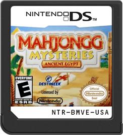 Cartridge artwork for Mahjong Mysteries - Ancient Egypt on the Nintendo DS.