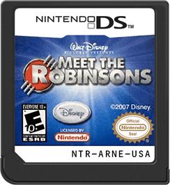 Cartridge artwork for Meet The Robinsons on the Nintendo DS.