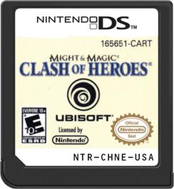 Cartridge artwork for Might And Magic - Clash Of Heroes on the Nintendo DS.