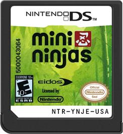 Cartridge artwork for Mini Ninjas on the Nintendo DS.