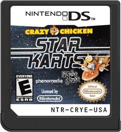 Cartridge artwork for Moorhuhn - Star Karts on the Nintendo DS.