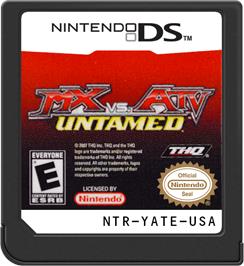 Cartridge artwork for Mx Vs. Atv Untamed on the Nintendo DS.