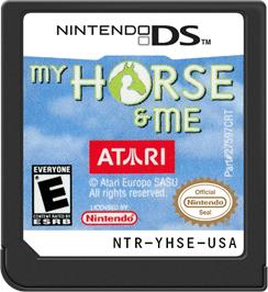 Cartridge artwork for My Horse And Me on the Nintendo DS.