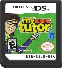 Cartridge artwork for My Reading Tutor on the Nintendo DS.