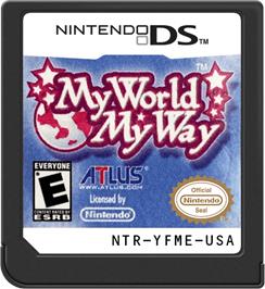 Cartridge artwork for My World, My Way on the Nintendo DS.
