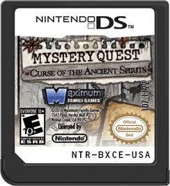 Cartridge artwork for Mystery Stories - Curse Of The Ancient Spirits on the Nintendo DS.