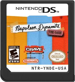 Cartridge artwork for Napoleon Dynamite - The Game on the Nintendo DS.