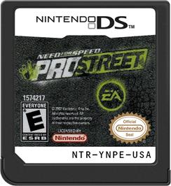 Cartridge artwork for Need For Speed Prostreet on the Nintendo DS.