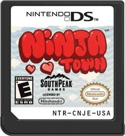 Cartridge artwork for Ninjatown on the Nintendo DS.