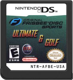 Cartridge artwork for Original Frisbee Disc Sports - Ultimate And Golf on the Nintendo DS.