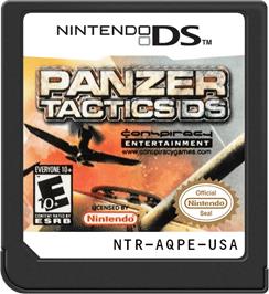 Cartridge artwork for Panzer Tactics Ds on the Nintendo DS.