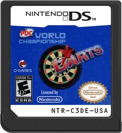 Cartridge artwork for Pdc World Championship Darts 2009 on the Nintendo DS.