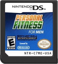 Cartridge artwork for Personal Fitness For Men on the Nintendo DS.