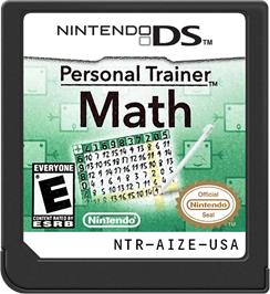 Cartridge artwork for Personal Trainer - Math on the Nintendo DS.