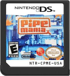 Cartridge artwork for Pipe Mania on the Nintendo DS.
