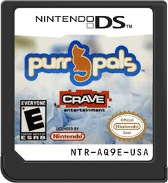 Cartridge artwork for Purr Pals on the Nintendo DS.