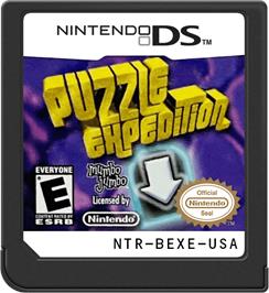 Cartridge artwork for Puzzle Expedition on the Nintendo DS.