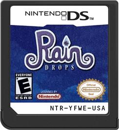 Cartridge artwork for Rain Drops on the Nintendo DS.