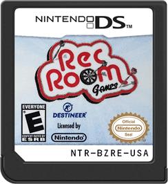Cartridge artwork for Rec Room Games on the Nintendo DS.