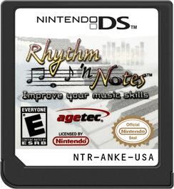 Cartridge artwork for Rhythm 'n Notes on the Nintendo DS.