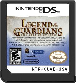 Cartridge artwork for Royaume De Ga'hoole - La Légende Des Gardiens - Le Jeu Vidéo, Le on the Nintendo DS.