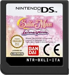 Cartridge artwork for Sailor Moon - La Luna Splende on the Nintendo DS.