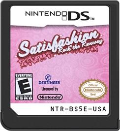 Cartridge artwork for Satisfashion - Rock The Runaway on the Nintendo DS.