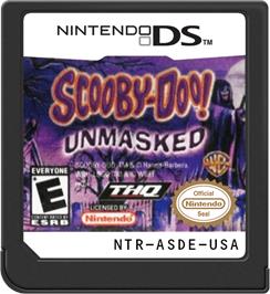 Cartridge artwork for Scooby-doo! - Unmasked on the Nintendo DS.