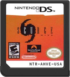 Cartridge artwork for Scurge Hive on the Nintendo DS.