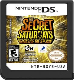 Cartridge artwork for Secret Saturdays - Beasts Of The 5th Sun, The on the Nintendo DS.
