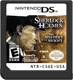 Cartridge artwork for Sherlock Holmes Ds - Le Mystère De La Momie on the Nintendo DS.