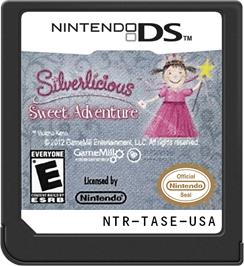 Cartridge artwork for Silverlicious on the Nintendo DS.