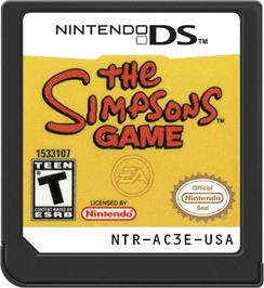 Cartridge artwork for Simpsons Game, The on the Nintendo DS.