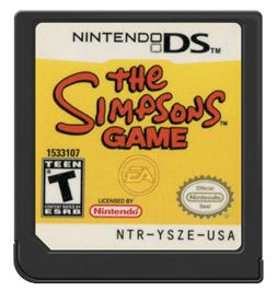 Cartridge artwork for Simpsons Game on the Nintendo DS.