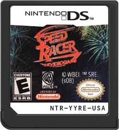 Cartridge artwork for Speed Racer - Le Jeu Vidéo on the Nintendo DS.