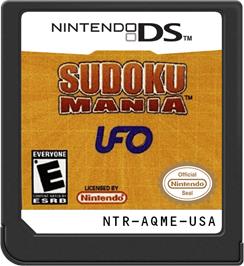 Cartridge artwork for Sudoku Mania - Enhance Your Critical Thinking Skills! on the Nintendo DS.