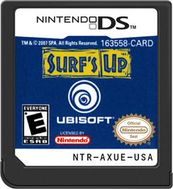 Cartridge artwork for Surf's Up on the Nintendo DS.