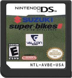 Cartridge artwork for Suzuki Super-bikes 2 - Riding Challenge on the Nintendo DS.