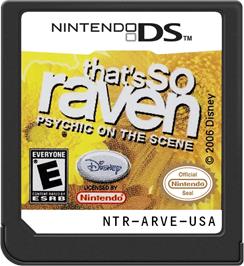 Cartridge artwork for That's So Raven - Psychic On The Scene on the Nintendo DS.