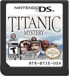 Cartridge artwork for Titanic Mystery on the Nintendo DS.