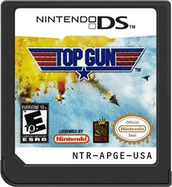 Cartridge artwork for Top Gun on the Nintendo DS.