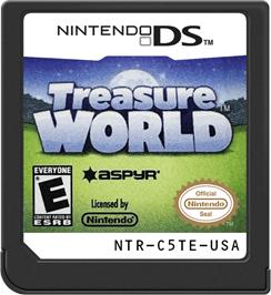 Cartridge artwork for Treasure World on the Nintendo DS.