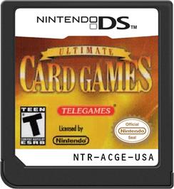 Cartridge artwork for Ultimate Card Games on the Nintendo DS.