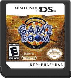 Cartridge artwork for Ultimate Game Room on the Nintendo DS.